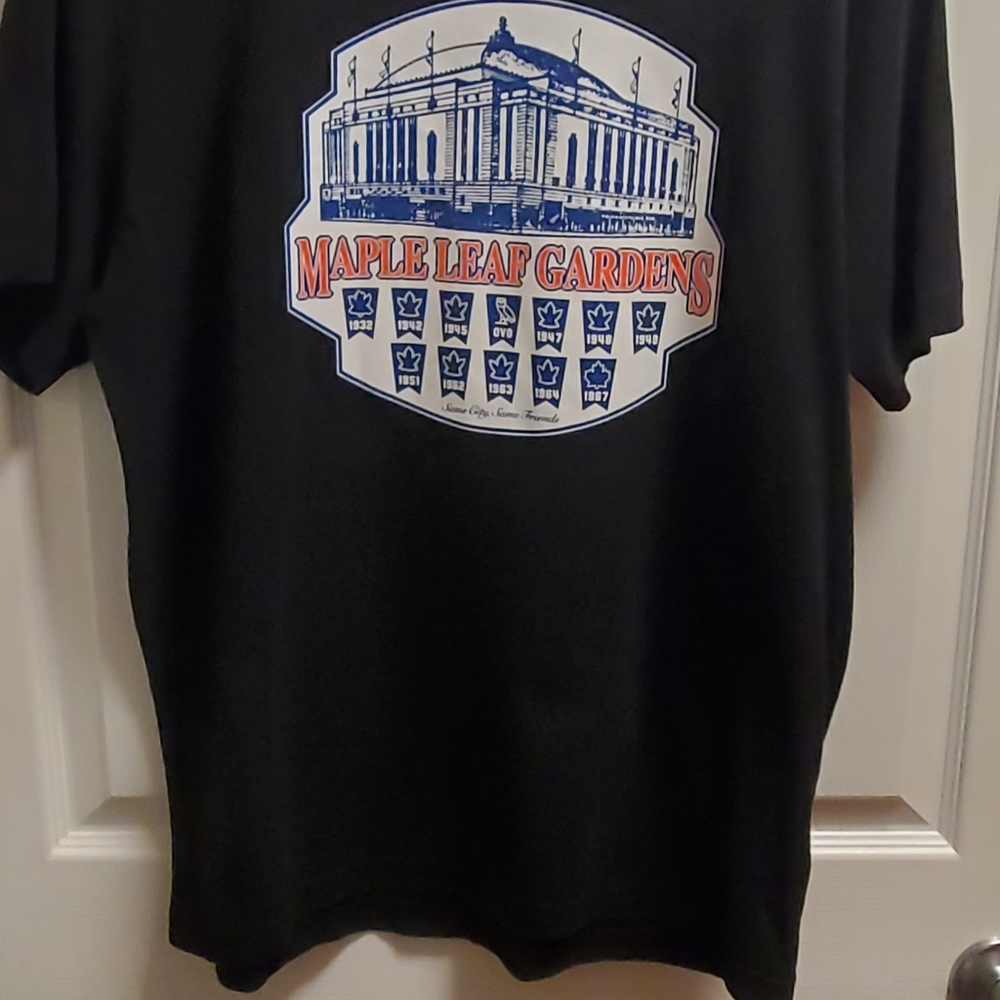 Black Maple Leaf Gardens T-Shirt